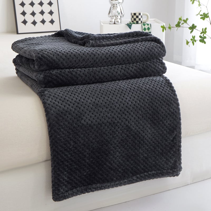 Flanel deka - poliestersko vlakno - ispod 300 g - za sve sezone - moderni minimalistički stil