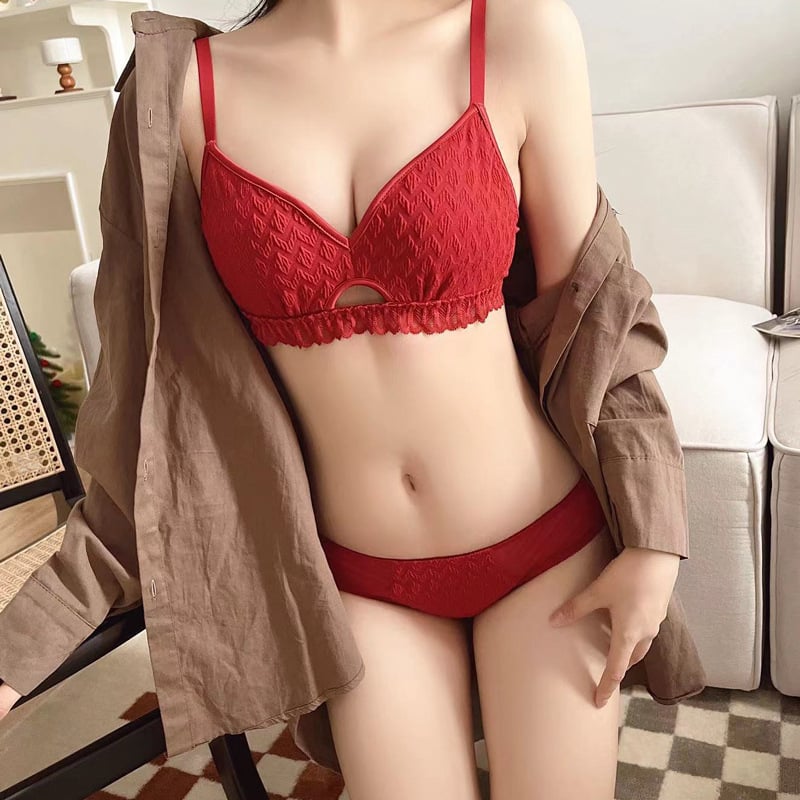 Set de sutiene pentru femei cu cupă 3/4, cupe modelate cu partea superioară subțire, partea inferioară mai groasă, material dantelat din nailon, bretele fixe duble, închidere din spate cu trei rânduri, fără fir, respirabil, confortabil