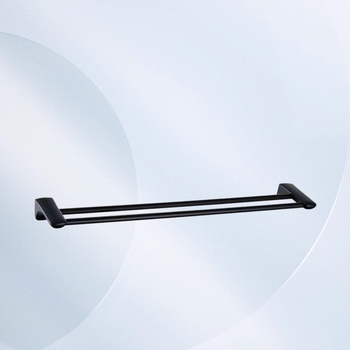 304 rozsdamentes acél törölközőtartó, krómozott felület, 2 réteg, falra szerelhető, perforált telepítés