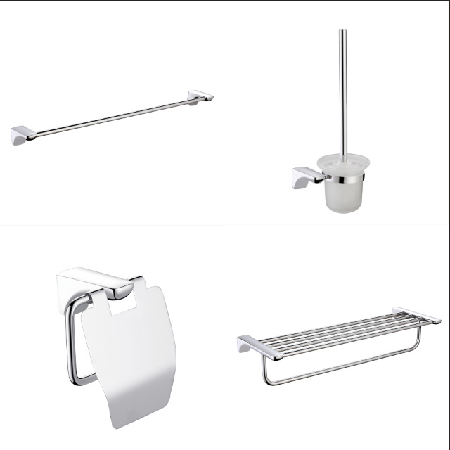 304 rozsdamentes acél törölközőtartó, krómozott felület, 2 réteg, falra szerelhető, perforált telepítés