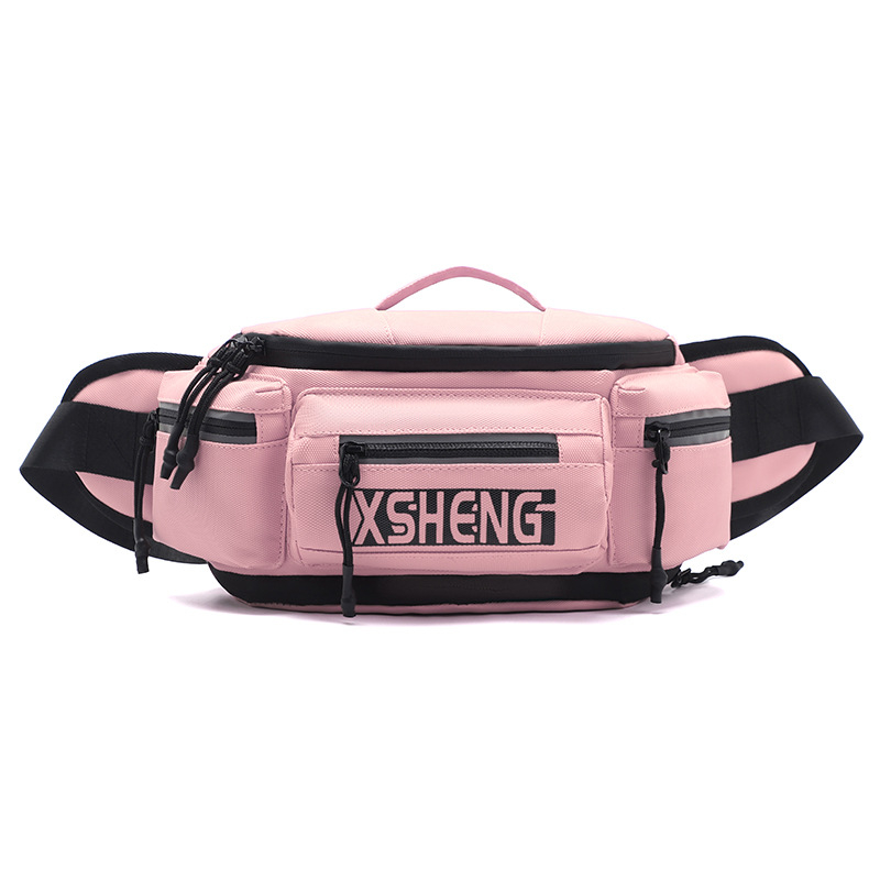 Ανδρική τσάντα μέσης για μοτοσικλέτα – αδιάβροχη PU, ανθεκτική στη φθορά, επεκτάσιμη, στυλ Cyber Function