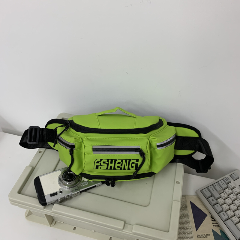 Ανδρική τσάντα μέσης για μοτοσικλέτα – αδιάβροχη PU, ανθεκτική στη φθορά, επεκτάσιμη, στυλ Cyber Function