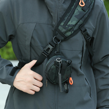 Set za pohranu ribarske linije s škarama i torbicom za vodilnu liniju (Poliester; Čuvanje; Unisex; Outdoor; Pojasna torbica)