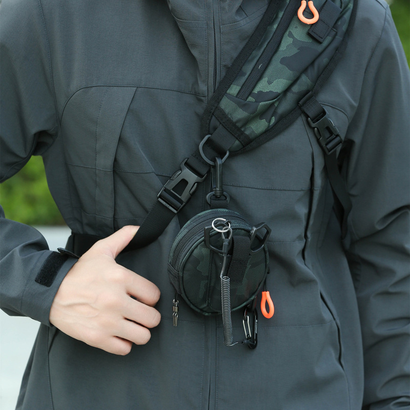 Set za pohranu ribarske linije s škarama i torbicom za vodilnu liniju (Poliester; Čuvanje; Unisex; Outdoor; Pojasna torbica)