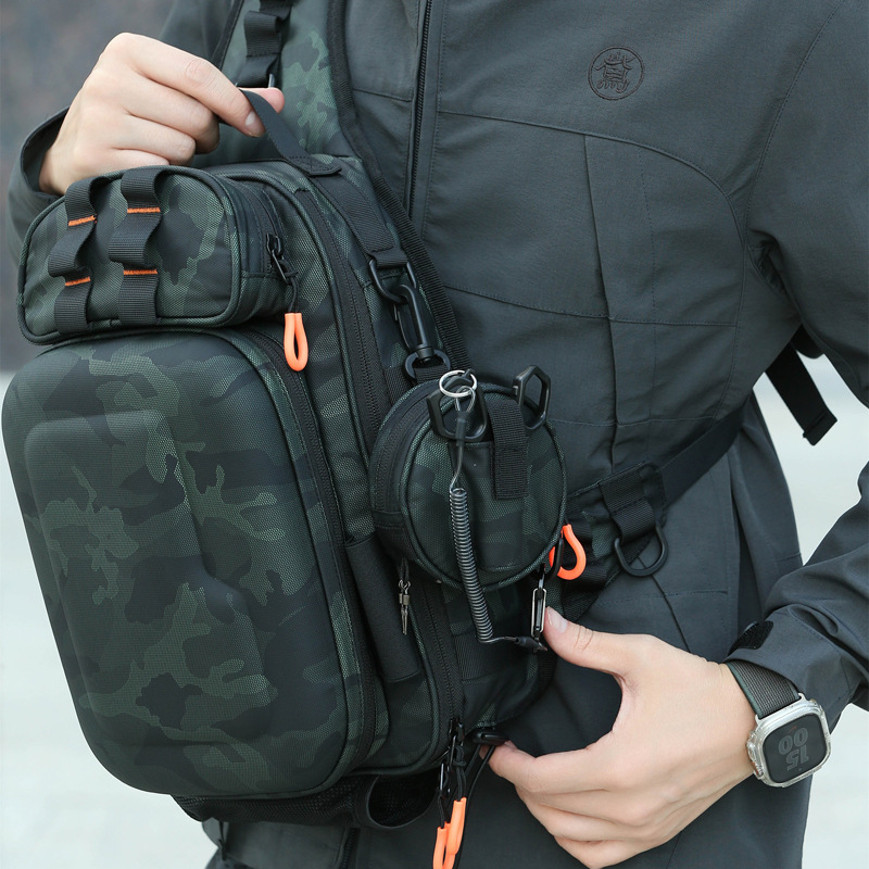 Set za pohranu ribarske linije s škarama i torbicom za vodilnu liniju (Poliester; Čuvanje; Unisex; Outdoor; Pojasna torbica)
