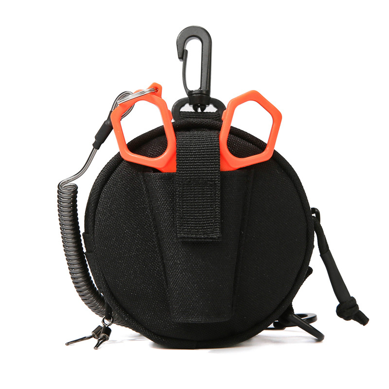 Set za pohranu ribarske linije s škarama i torbicom za vodilnu liniju (Poliester; Čuvanje; Unisex; Outdoor; Pojasna torbica)