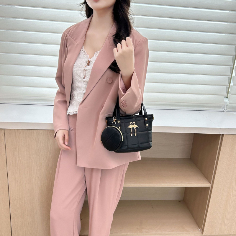 Crossbody bucket torba od PU, zatvarač, poliester podstava, horizontalni kvadratni oblik