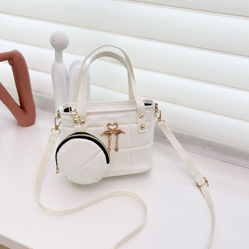 Crossbody bucket torba od PU, zatvarač, poliester podstava, horizontalni kvadratni oblik