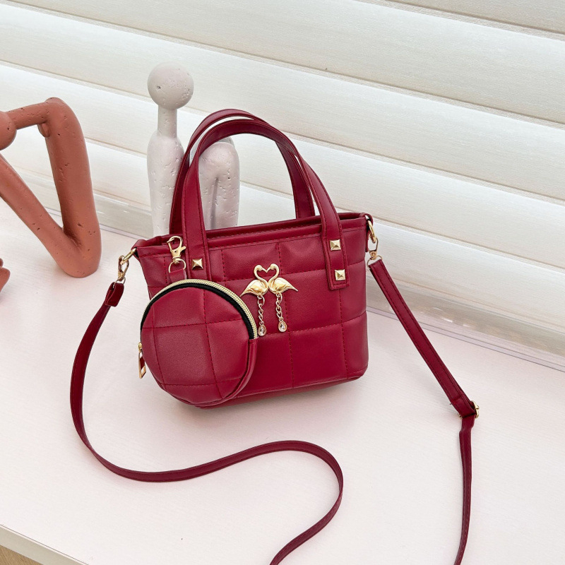 Crossbody bucket torba od PU, zatvarač, poliester podstava, horizontalni kvadratni oblik