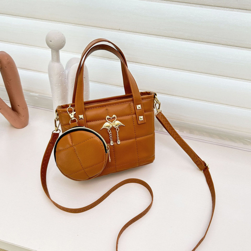Crossbody bucket torba od PU, zatvarač, poliester podstava, horizontalni kvadratni oblik