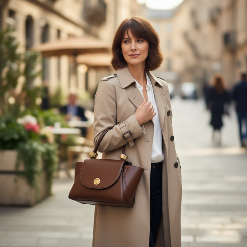 Crossbody torba, europsko-američki vintage stil, PU materijal, kutijast oblik, magnetna kopča, jedna naramenica
