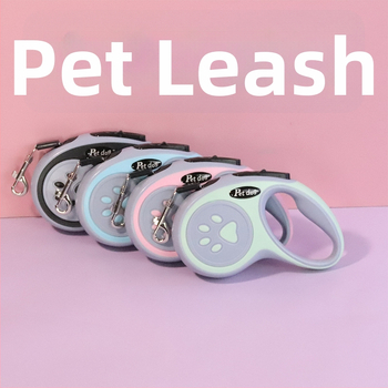 Kihúzható kutyalánc – PP anyag, állítható, egy érintéses fék