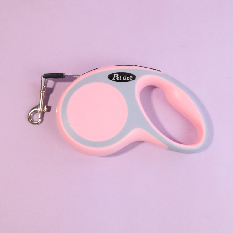 Kihúzható kutyalánc – PP anyag, állítható, egy érintéses fék