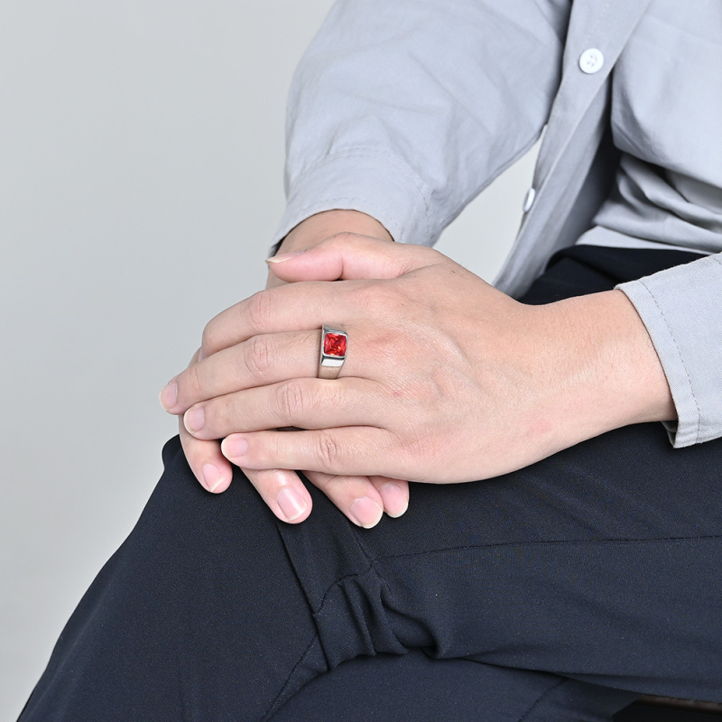 Пръстен от неръждаема стомана, прецизна изработка, персонализиран стил, унисекс