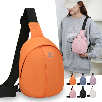 Ženska crossbody torba, Street Trend stil, najlon, podstava od poliestera, zatvarač, džep za telefon