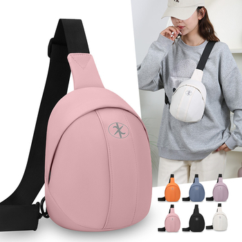 Ženska crossbody torba, Street Trend stil, najlon, podstava od poliestera, zatvarač, džep za telefon