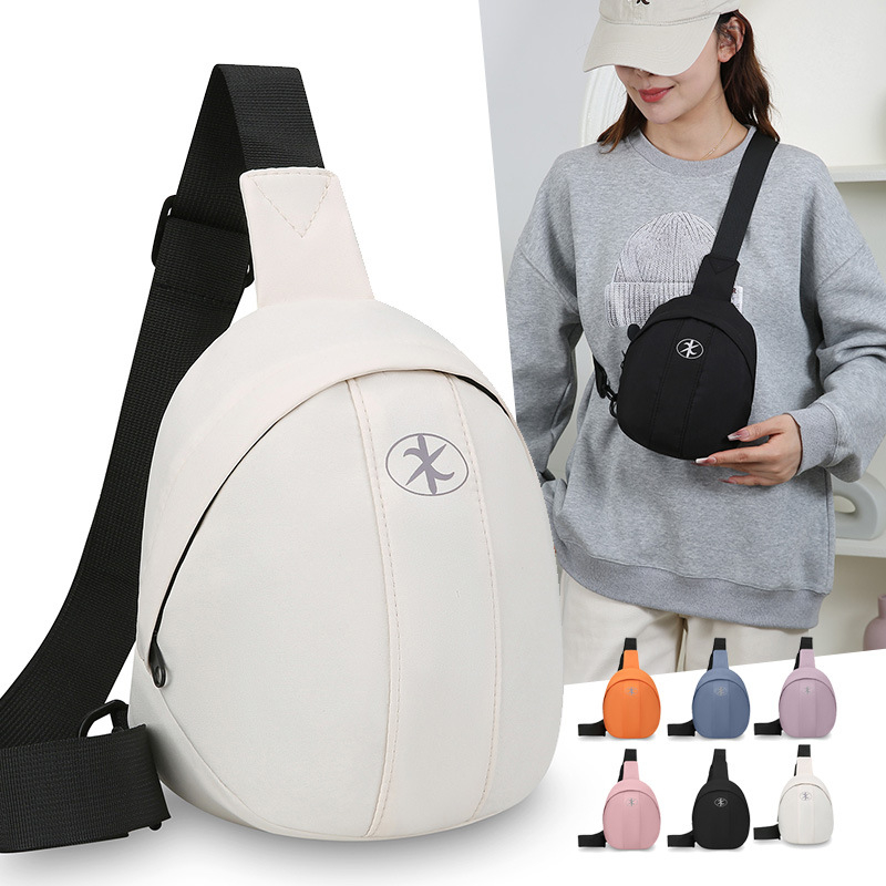 Ženska crossbody torba, Street Trend stil, najlon, podstava od poliestera, zatvarač, džep za telefon