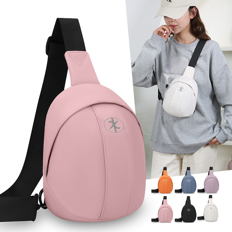 Ženska crossbody torba, Street Trend stil, najlon, podstava od poliestera, zatvarač, džep za telefon