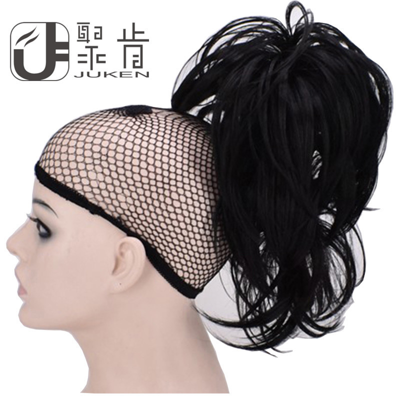 Jukin perika za ponytail – ravna ponytail, visokotemperaturna žica, model 01, mehanizam, za dame, nije za bojanje ili trajnu