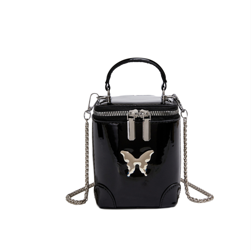 Box torba | gradski minimalist stil, PU koža, oblik kutije, zip zatvarač