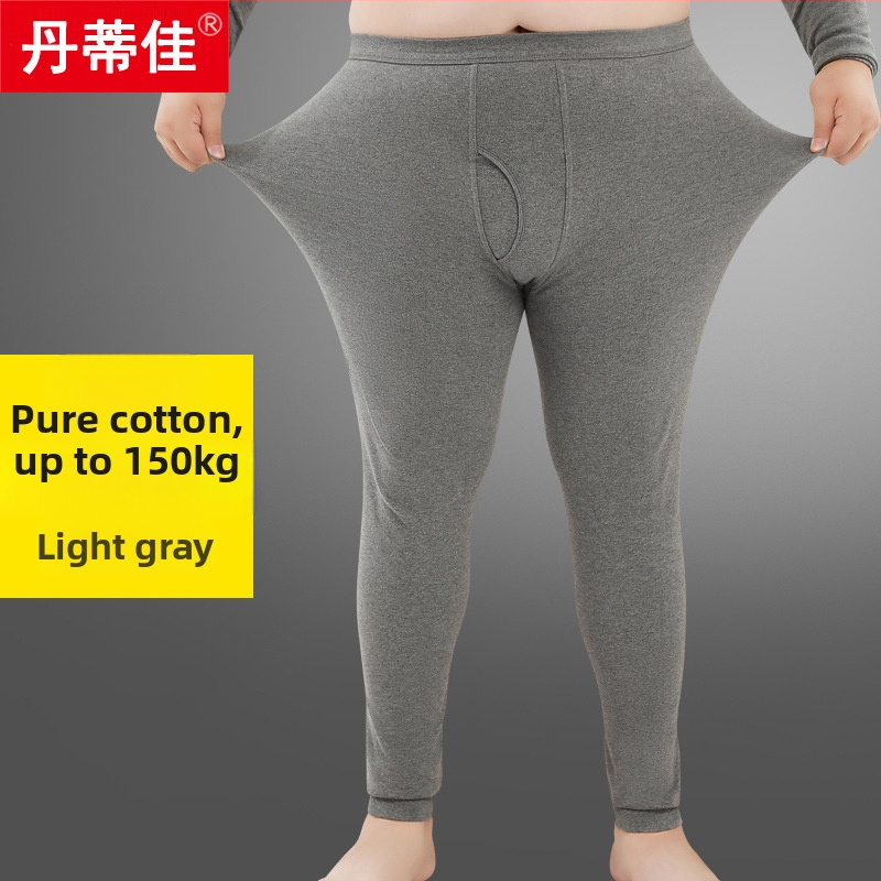 Colanți termici din bumbac pentru bărbați, dintr-un singur strat, calzi, țesătură 161-180 g/m2