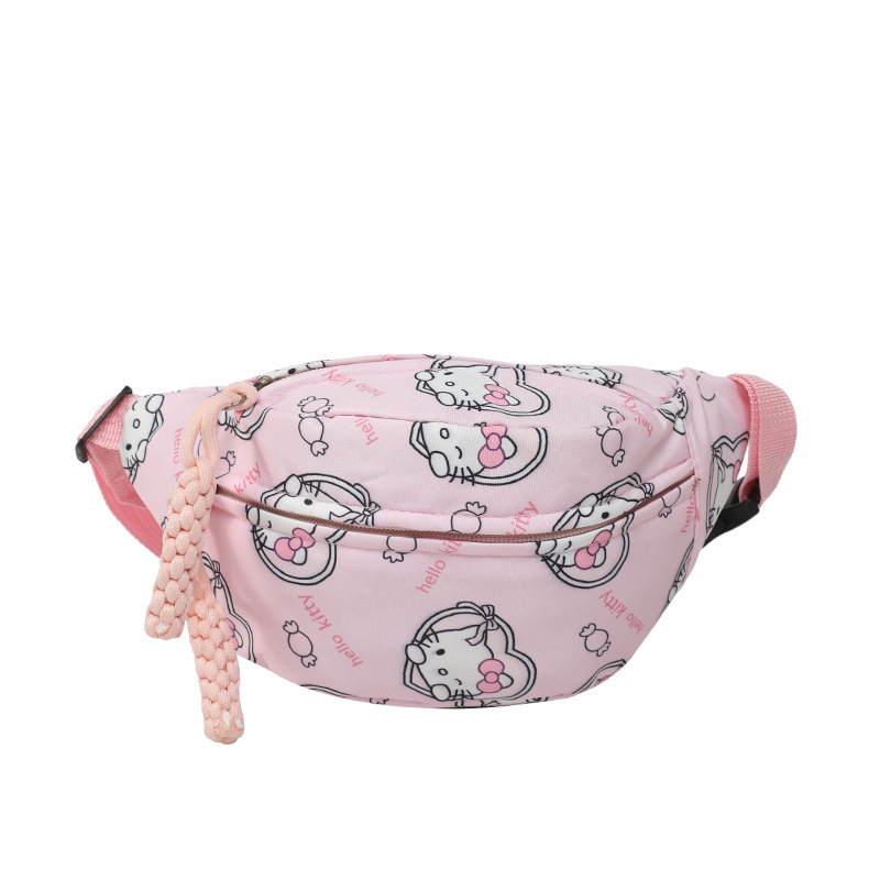Crossbody / torba oko struka, svježeg i sladak korejskog stila, platnen materijal, zatvaranje na zip, unutarnja podstava od poliestera, laminirani unutarnji džep sa zatvaračem, proljeće 2025