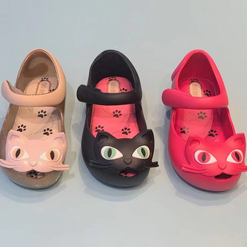 PVC felső részű gyerek hercegnő szandál Velcro-záródással, uniszex 4–12 éveseknek, koreai stílus, tavasz 2023