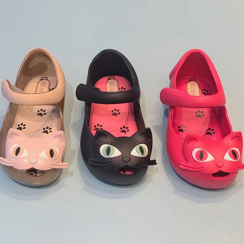 PVC felső részű gyerek hercegnő szandál Velcro-záródással, uniszex 4–12 éveseknek, koreai stílus, tavasz 2023