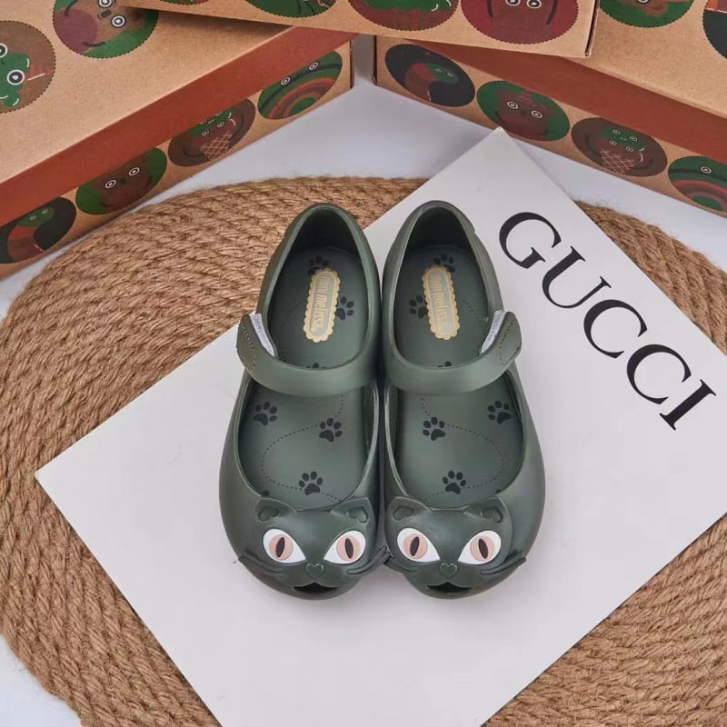 PVC felső részű gyerek hercegnő szandál Velcro-záródással, uniszex 4–12 éveseknek, koreai stílus, tavasz 2023