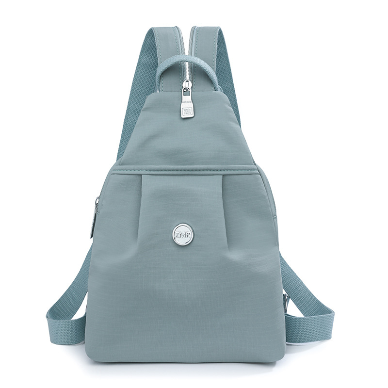 Γυναικεία crossbody τσάντα από Oxford ύφασμα, για ταξίδια αναψυχής, κλείσιμο με φερμουάρ, επένδυση πολυεστέρα, εσωτερική τσέπη με φερμουάρ