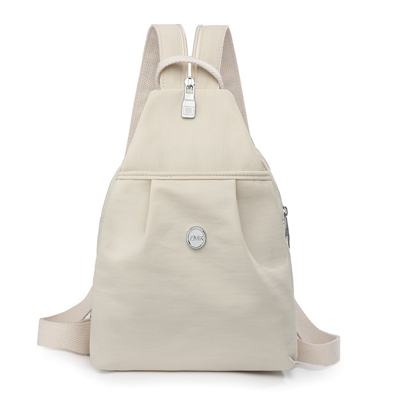 Γυναικεία crossbody τσάντα από Oxford ύφασμα, για ταξίδια αναψυχής, κλείσιμο με φερμουάρ, επένδυση πολυεστέρα, εσωτερική τσέπη με φερμουάρ