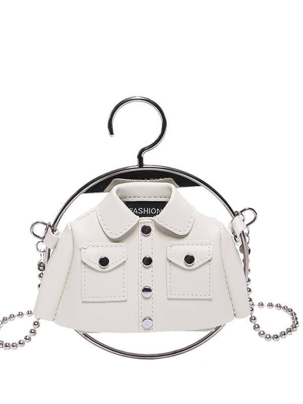 Geantă PU cu formă orizontală pătrată, închidere magnetică, buzunar interior cu fermoar și strat intermediar, Toamnă 2024