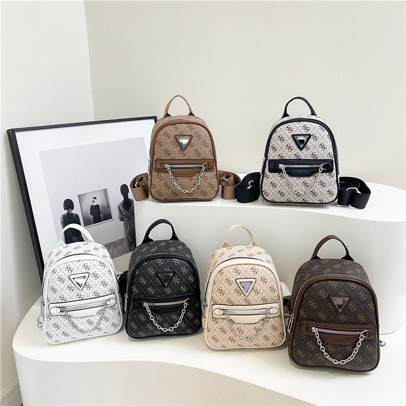 Γυναικεία τσάντα PVC σε street fashion, τρισδιάστατος εξωτερικός σχεδιασμός, 3-σε-1 τσάντα: σακίδιο/ώμου/crossbody με θήκη φερμουάρ