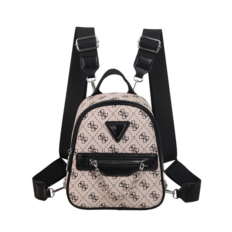 Γυναικεία τσάντα PVC σε street fashion, τρισδιάστατος εξωτερικός σχεδιασμός, 3-σε-1 τσάντα: σακίδιο/ώμου/crossbody με θήκη φερμουάρ