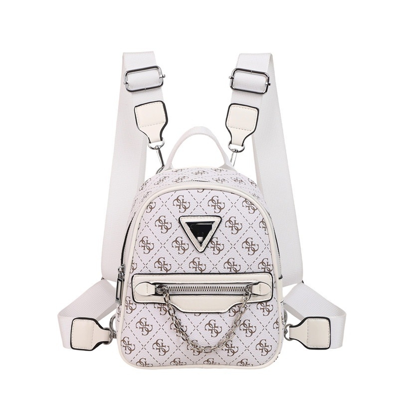 Γυναικεία τσάντα PVC σε street fashion, τρισδιάστατος εξωτερικός σχεδιασμός, 3-σε-1 τσάντα: σακίδιο/ώμου/crossbody με θήκη φερμουάρ