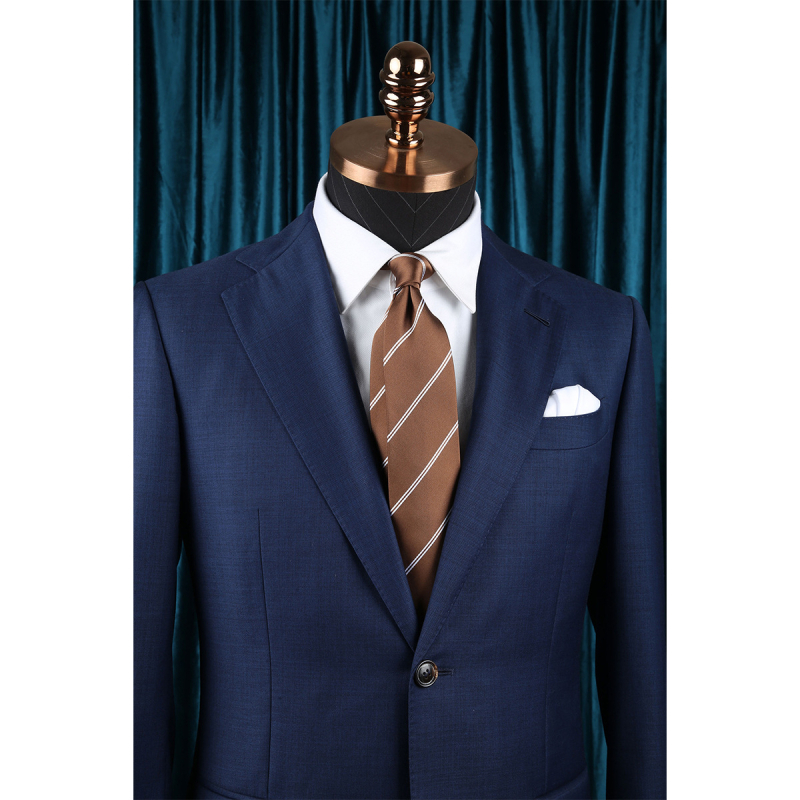 Cravată bărbați Jacquard cu model punct, fibre poliester, căptușeală poliester