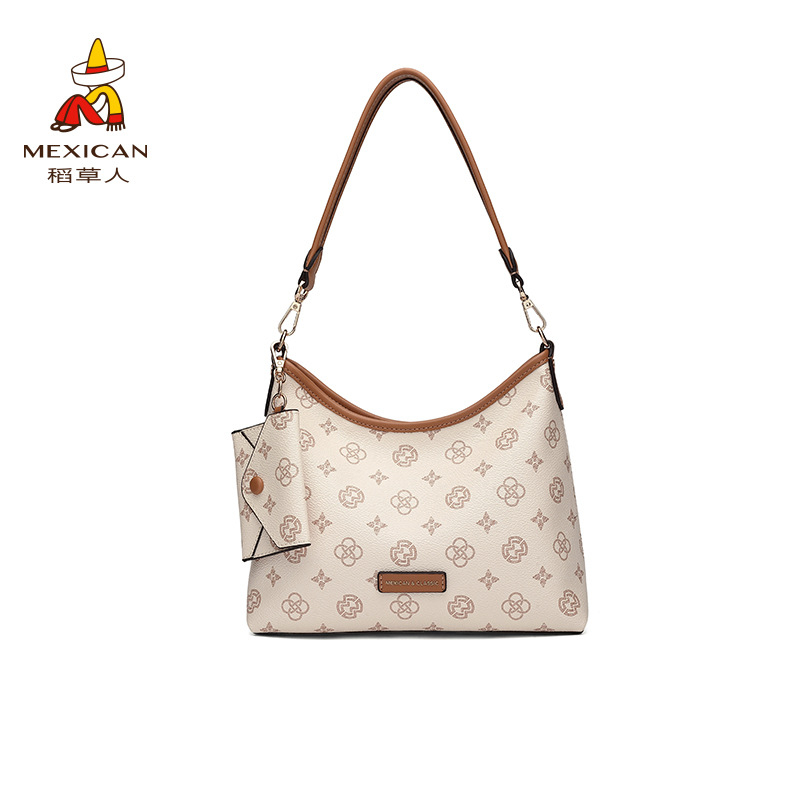 Ženska PVC crossbody torbica, zatvarač, unutarnja podstava od tkanine, jesen 2025