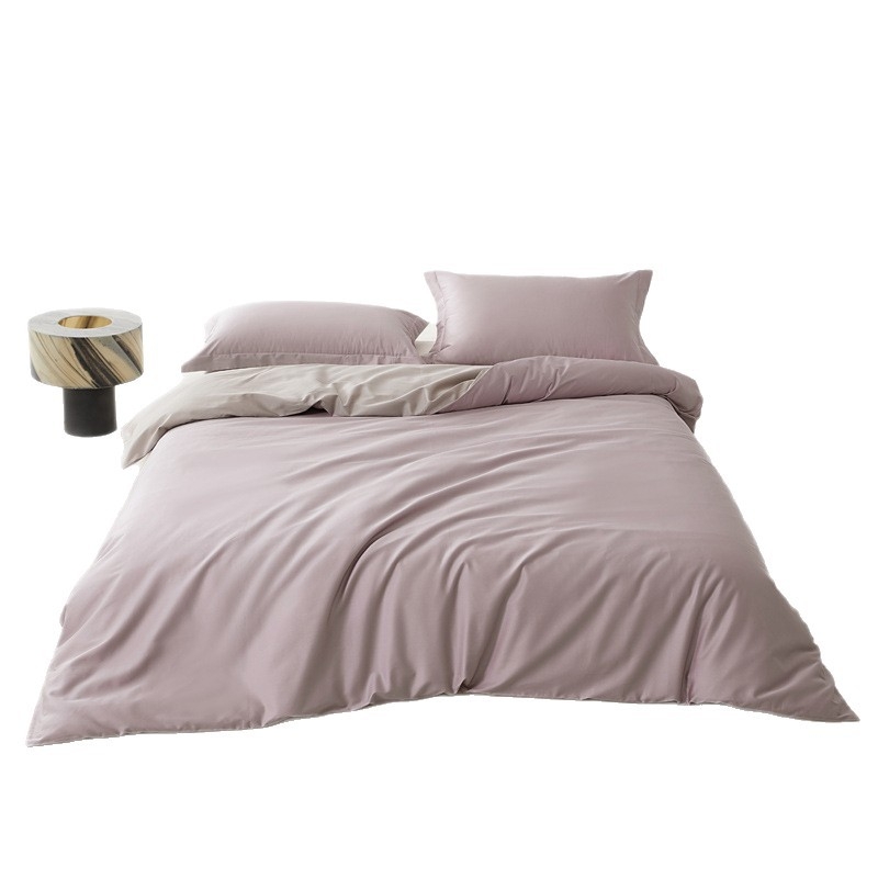 Hosszú szálú pamut ágyneműhuzat készlet, twill szövés, reaktív festés, mindenkori szezonokra, négy- vagy háromdarabos készlet