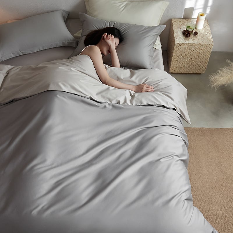 Hosszú szálú pamut ágyneműhuzat készlet, twill szövés, reaktív festés, mindenkori szezonokra, négy- vagy háromdarabos készlet