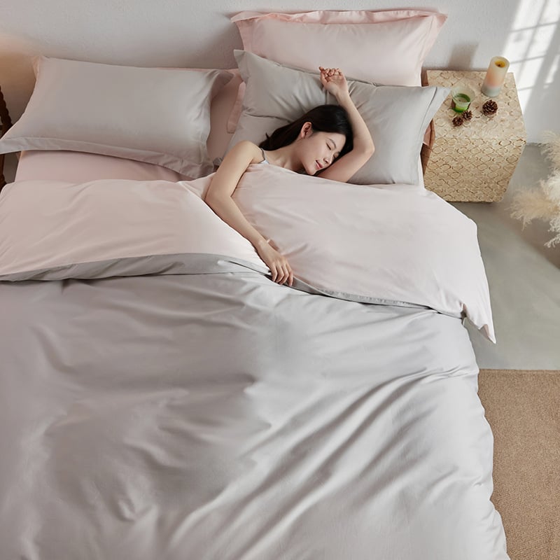 Hosszú szálú pamut ágyneműhuzat készlet, twill szövés, reaktív festés, mindenkori szezonokra, négy- vagy háromdarabos készlet