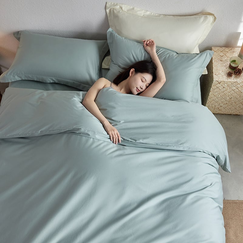 Hosszú szálú pamut ágyneműhuzat készlet, twill szövés, reaktív festés, mindenkori szezonokra, négy- vagy háromdarabos készlet