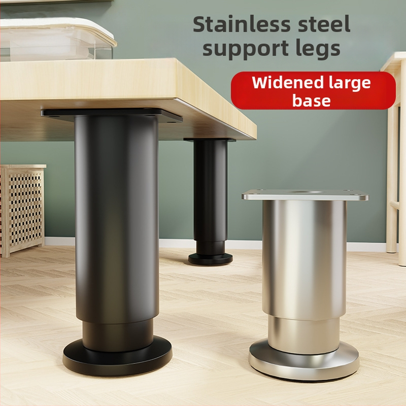 Állítható bútorlábak – rozsdamentes acél és hideg hengerelt acél; univerzális felhasználás; modern, minimalist stílus; bevonat sütőben égett