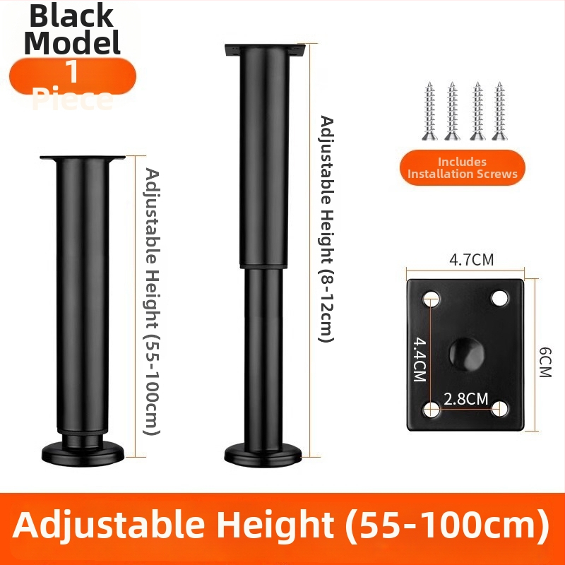 Állítható bútorlábak – rozsdamentes acél és hideg hengerelt acél; univerzális felhasználás; modern, minimalist stílus; bevonat sütőben égett