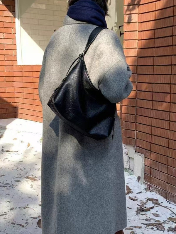 Youpinge PU torba za rame Tote — gradski minimalistički stil, vertikalni kvadratni oblik, magnetsko zatvaranje, džep za mobitel