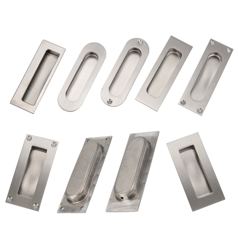 Skrivena ručka od 304 nehrđajućeg čelika, brušena površina, moderna minimalistička stil, za klizna vrata i ladice namještaja