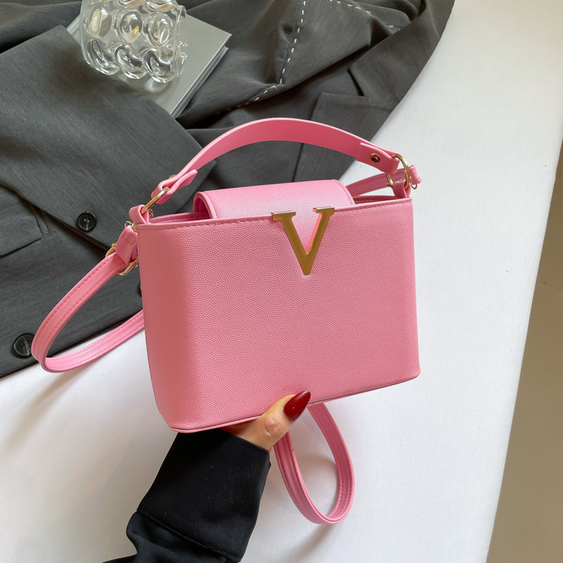 Ženska PU torbica, urbani minimalistički stil, horizontalni kvadratni oblik, mala veličina, crossbody torba s jednom naramenicom