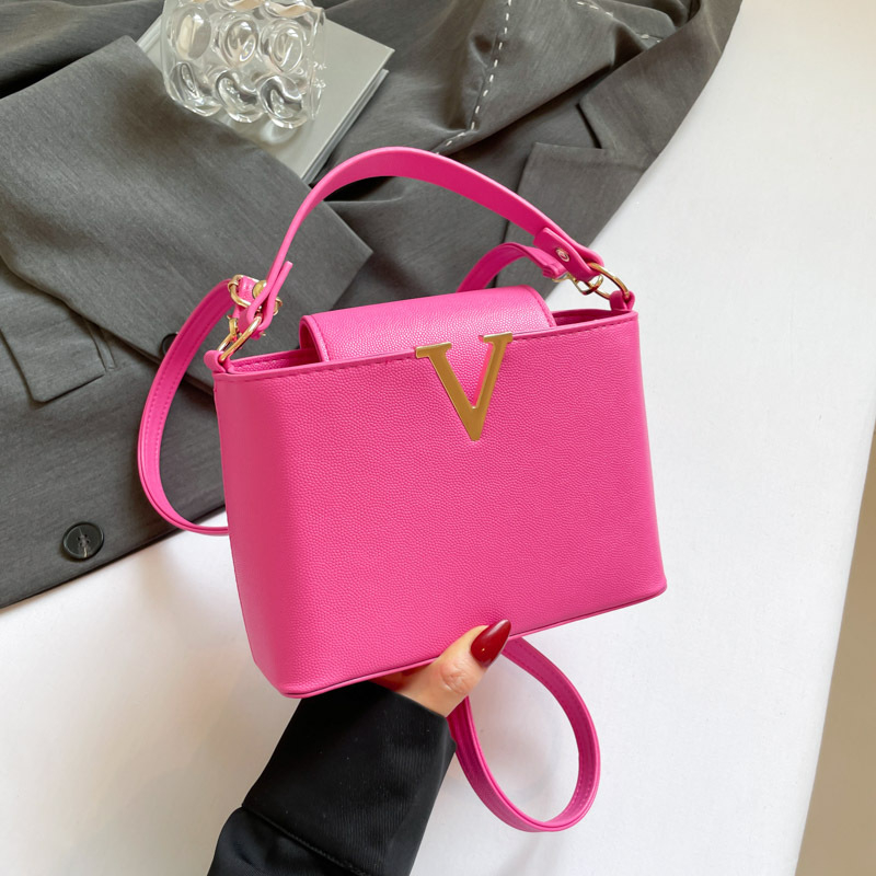 Ženska PU torbica, urbani minimalistički stil, horizontalni kvadratni oblik, mala veličina, crossbody torba s jednom naramenicom