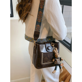 Bucket torba s cyber funkcijom, Corduroy materijal, PU podstava, Zip zatvaranje, Sea Time marka