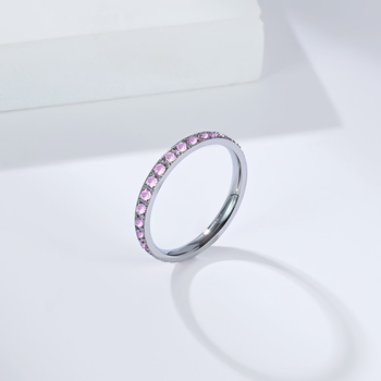 kisujj gyűrű rozsdamentes acélból, geometriai forma, precíz kidolgozás, chic stílus