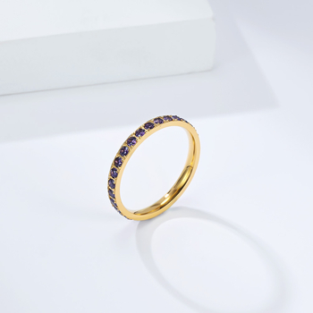 kisujj gyűrű rozsdamentes acélból, geometriai forma, precíz kidolgozás, chic stílus